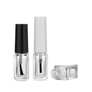 Cheap Empty Nail Polish Bottle 5ML Clear Glass Nail Polish Bottle With Brush